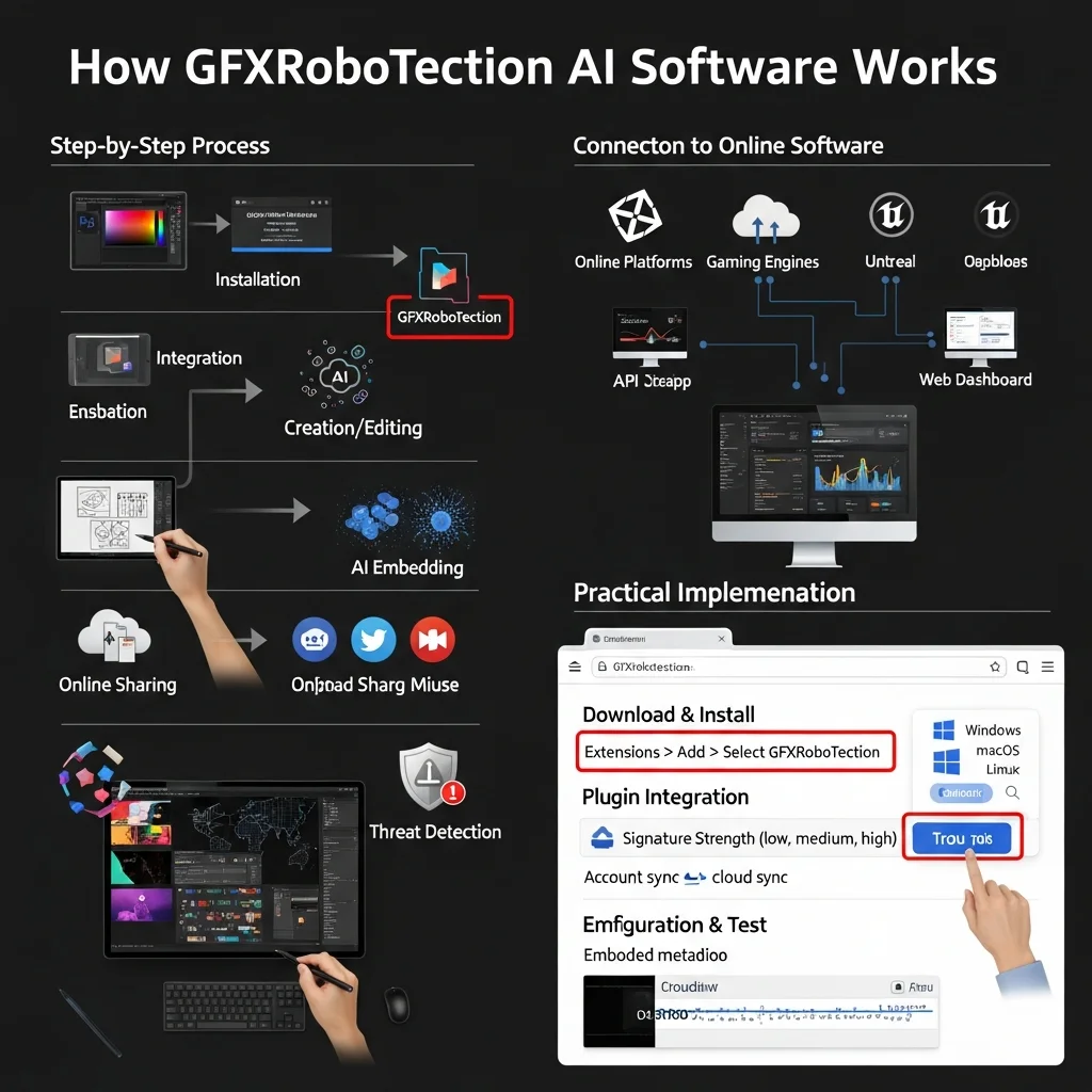 How GFXRoboTection AI Software Works