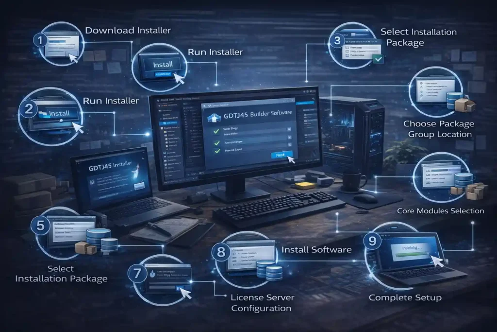 How to Install GDTJ45 Builder Software