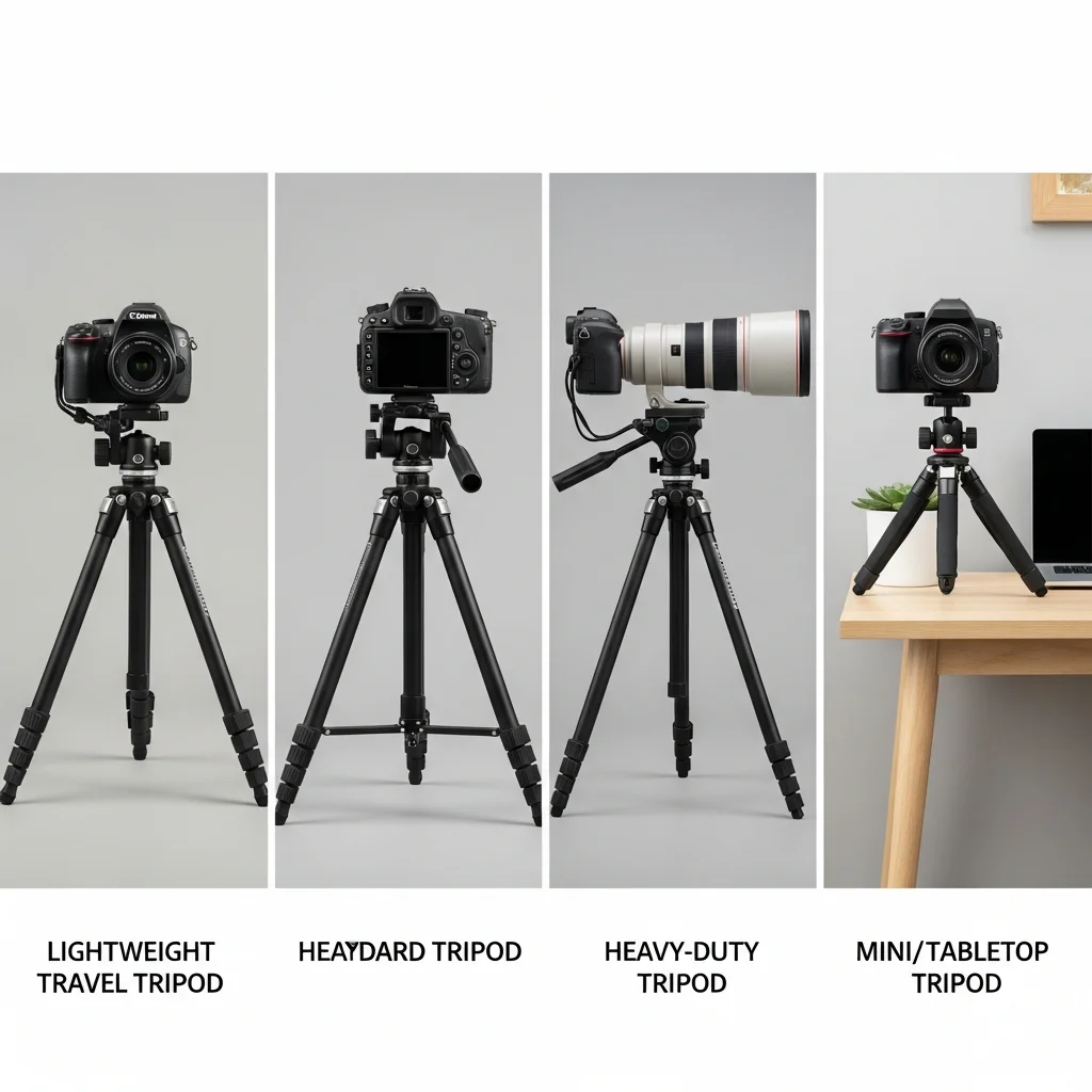 Types of Tripods for Photography 
