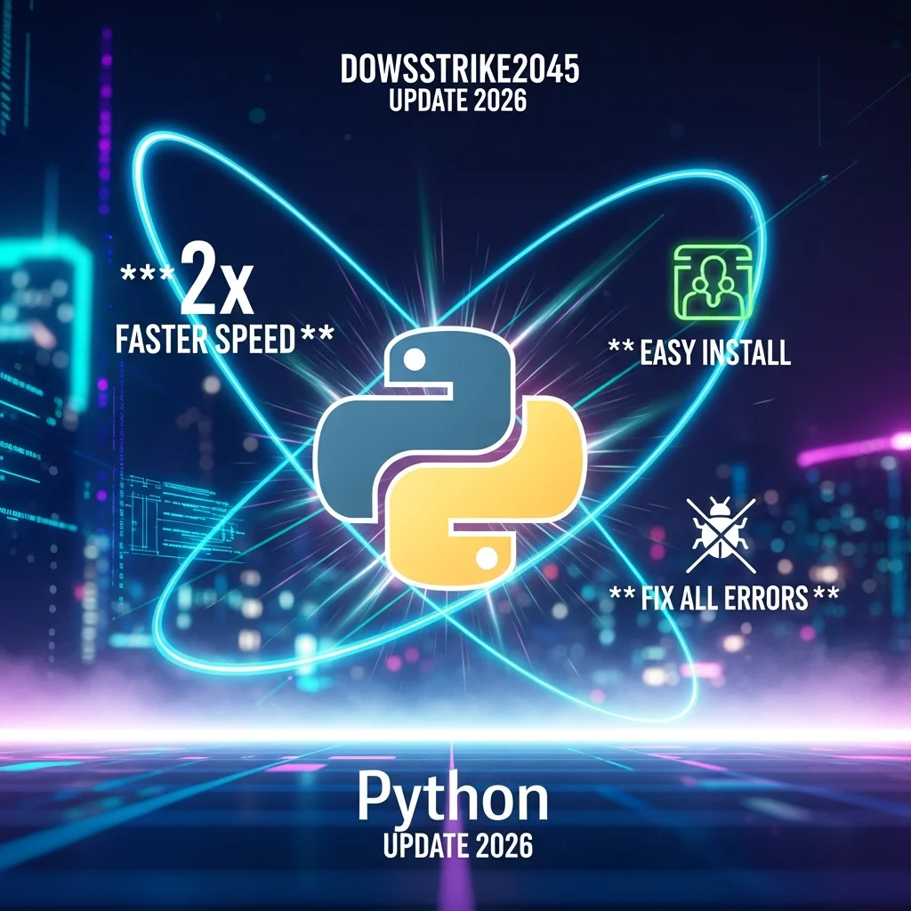 DowsStrike2045 Python Update 2026: 2x Faster Speed, Easy Install & Fix All Errors