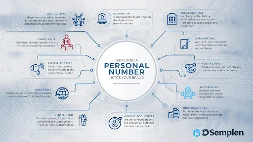 Why Using a Personal Number for Business Hurts Your Brand
