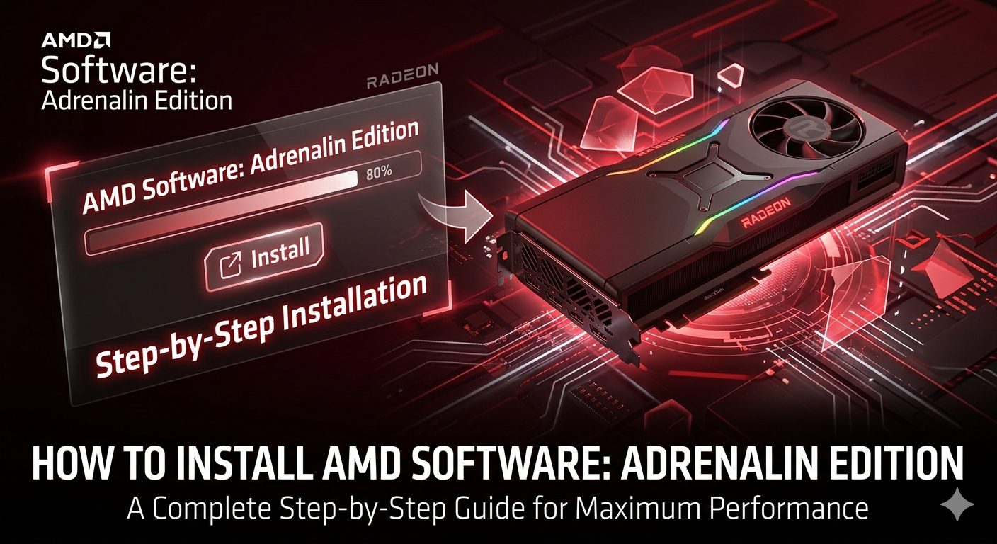 how to install amd software adrenalin edition